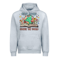 Heather Grey book lover Urban Hoodie - MaliasSmallBusiness