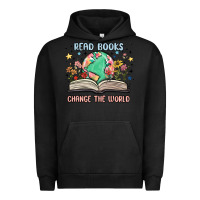Pigment Black book lover Urban Hoodie - MaliasSmallBusiness