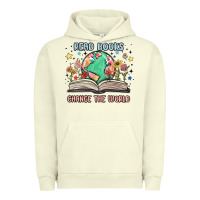 Pigment Pistachio book lover Urban Hoodie - MaliasSmallBusiness