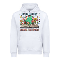 White book lover Urban Hoodie - MaliasSmallBusiness