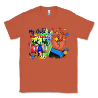 Copper my child is non verbal but his dad aint afro hand Classic Tee - RanaPortraitStore