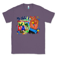 Lavender my child is non verbal but his dad aint afro hand Classic Tee - RanaPortraitStore