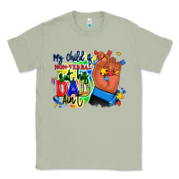 Matcha my child is non verbal but his dad aint afro hand Classic Tee - RanaPortraitStore