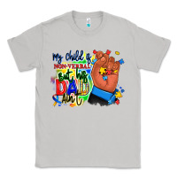 Moon Dust my child is non verbal but his dad aint afro hand Classic Tee - RanaPortraitStore