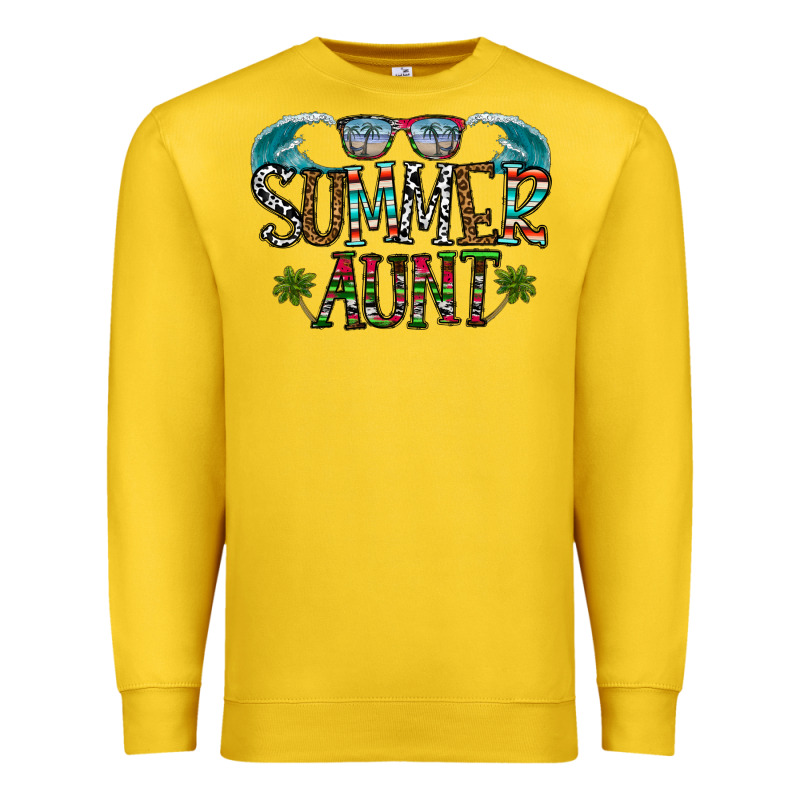Summer Aunt Premium Sweatshirt by CowhideDigitalArt | Teevron