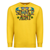 Lemon summer aunt Premium Sweatshirt - CowhideDigitalArt