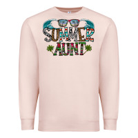 Pale Pink summer aunt Premium Sweatshirt - CowhideDigitalArt