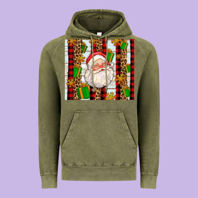 Santa With Gifts Vintage Hoodie Designed By Adodesignshop