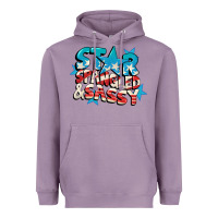 Lavender Star spangled and sassy 4th of july Heavyweight Hoodie - CowGirlArtShop