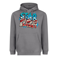 Storm Star spangled and sassy 4th of july Heavyweight Hoodie - CowGirlArtShop