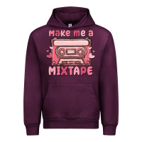 Mauve Wine make me a mixtape Urban Hoodie - MaliasSmallBusiness