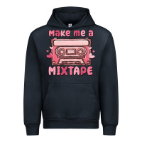 Navy make me a mixtape Urban Hoodie - MaliasSmallBusiness