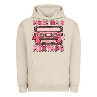 Pigment French Oak make me a mixtape Urban Hoodie - MaliasSmallBusiness