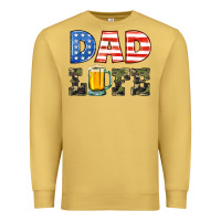 Antique Gold dad life Premium Sweatshirt - HRA Design Shop