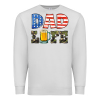 Dove Grey dad life Premium Sweatshirt - HRA Design Shop