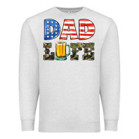 Oatmeal Heather dad life Premium Sweatshirt - HRA Design Shop