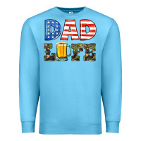 Ocean Blue dad life Premium Sweatshirt - HRA Design Shop