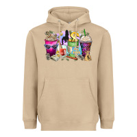 Mushroom boss babe coffee cups Heavyweight Hoodie - Zillion Design Studio
