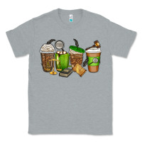 Heather Grey lawyer coffee cups Classic Tee - texasbilliewilder