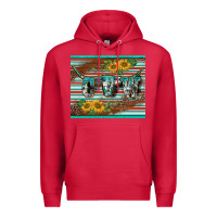 Cardinal western cow serape leopard sunflowers mousepad Premium Hoodie - BarkalooDesign