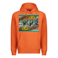 Carrot western cow serape leopard sunflowers mousepad Premium Hoodie - BarkalooDesign