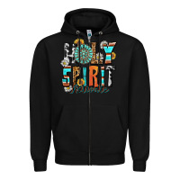 Black holy spirit activate Zipper Hoodie - Zillion Design Studio