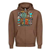Chestnut holy spirit activate Zipper Hoodie - Zillion Design Studio