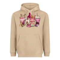 Mushroom Girl boss coffee cups Heavyweight Hoodie - Zillion Design Studio