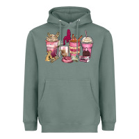 Sage Girl boss coffee cups Heavyweight Hoodie - Zillion Design Studio