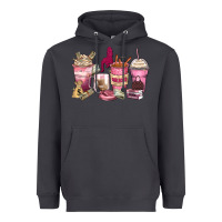 Smoke Girl boss coffee cups Heavyweight Hoodie - Zillion Design Studio