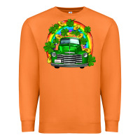 Carrot st patricks shamrock gold rainbow truck Premium Sweatshirt - FaDigitalArtStudio
