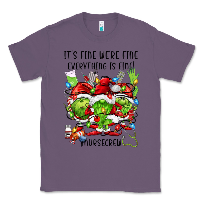 It's Fine We're Fine Everythıng Is Fine! Nursecre Classic Tee by FaDigitalArtStudio | Teevron