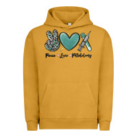 Pigment Peanut Butter peace love phlebotomy Urban Hoodie - MaliasSmallBusiness