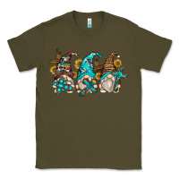 Army Green western cross gnomes Classic Tee - Zillion Design Studio