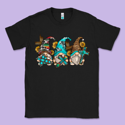 Classic Tee western cross gnomes