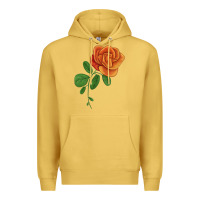 Antique Gold Burst Of Joy Rose Premium Hoodie - LillyAllenDesigns