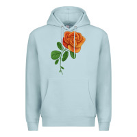 Blue Mist Burst Of Joy Rose Premium Hoodie - LillyAllenDesigns