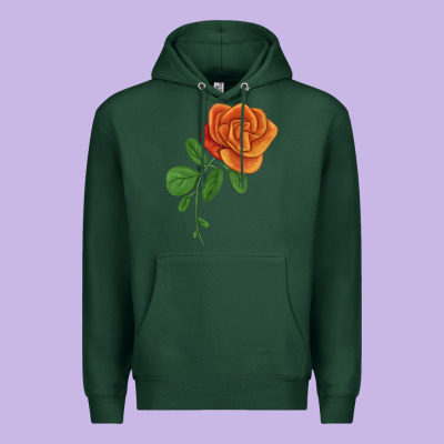Burst Of Joy Rose Premium Hoodie Designed By Lillyallendesigns
