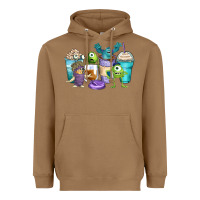 Toasted Coconut cartoon characters coffee cups Heavyweight Hoodie - Zillion Design Studio
