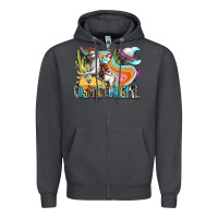 Smoke cosmic cowgirl Zipper Hoodie - Zillion Design Studio