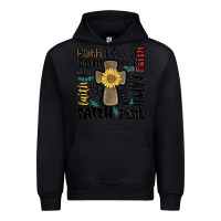 Black faith cross Urban Hoodie - MaliasSmallBusiness