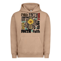 Pigment Burro faith cross Urban Hoodie - MaliasSmallBusiness