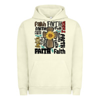 Pigment Pistachio faith cross Urban Hoodie - MaliasSmallBusiness