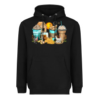 Black chicken coffee cups Heavyweight Hoodie - Zillion Design Studio