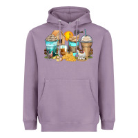Lavender chicken coffee cups Heavyweight Hoodie - Zillion Design Studio
