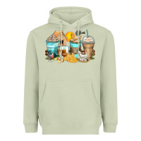 Matcha chicken coffee cups Heavyweight Hoodie - Zillion Design Studio