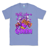 Colony Blue fight like a queen lupus awareness afro girl sneak Classic Tee - RanaPortraitStore