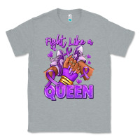 Heather Grey fight like a queen lupus awareness afro girl sneak Classic Tee - RanaPortraitStore