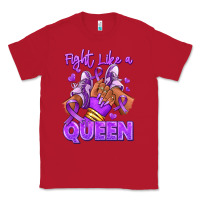 Fight Like A Queen Lupus Awareness Afro Girl Sneak Classic Tee | Teevron