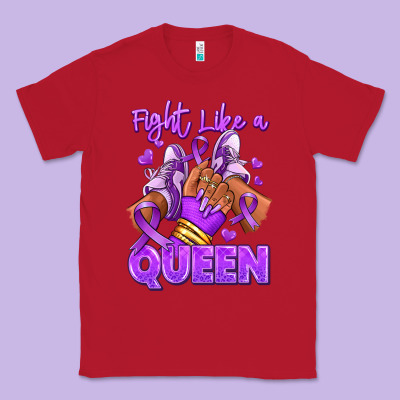 Fight Like A Queen Lupus Awareness Afro Girl Sneak Classic Tee Designed By Ranaportraitstore